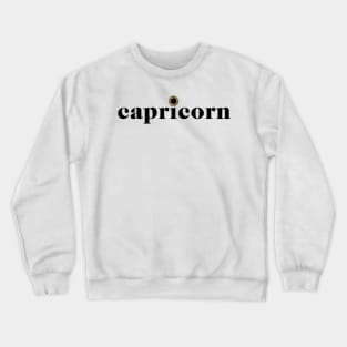 Capricorn Sunflower Zodiac Crewneck Sweatshirt